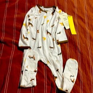 Kyte Footie dog print size 12-18 months